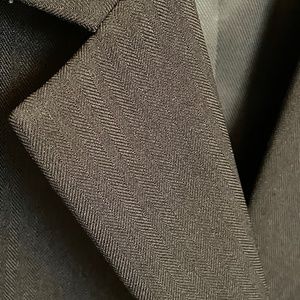 RJ Classics Girls Hampton show coat, black herringbone